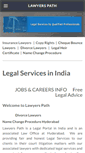 Mobile Screenshot of lawyerspath.org